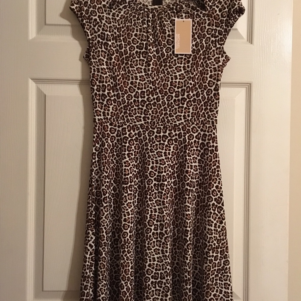 NWT Michael Kors print dress XS